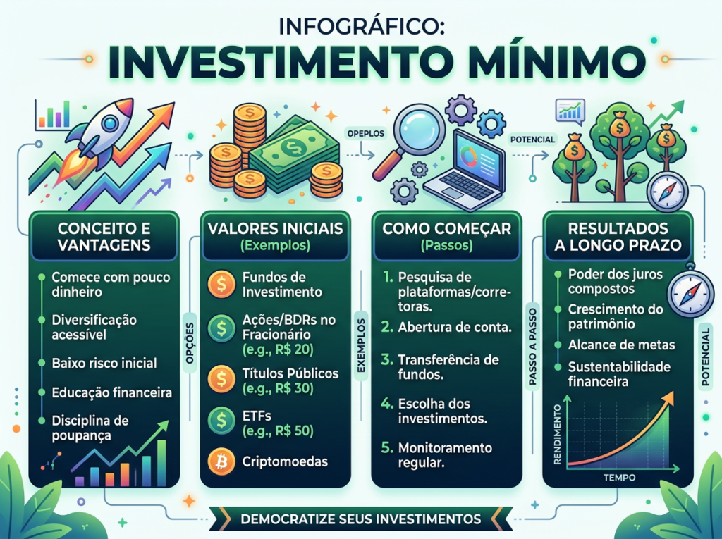 Guia básico para investimento mínimo