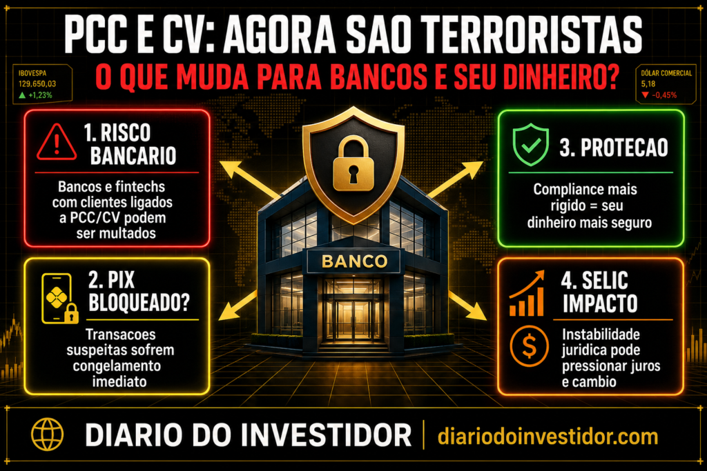 PCC e CV Classificados como Terroristas - Diário do Investidor